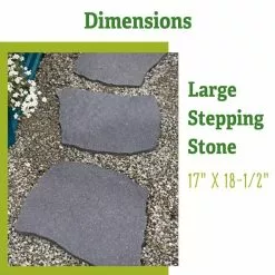 GSC Recycled Rubber Flagstone Stepping Stone -Plant Supports Shop 8612235 1