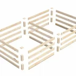 GSC Pine Raised Garden Beds, 4'x8' -Plant Supports Shop 8612238 01V jpg