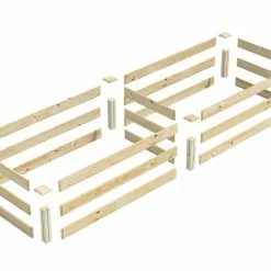 GSC Pine Raised Garden Bed, 2' X 8' 11 GSC Pine Raised Garden Bed, 2' X 8' -Plant Supports Shop 8612244 01V jpg