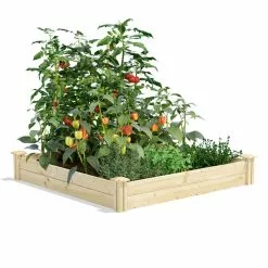 GSC Pine Raised Garden Beds, 4'x4'