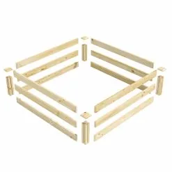 GSC Pine Raised Garden Beds, 4'x4' -Plant Supports Shop 8612250 01v