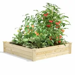 GSC Pine Raised Garden Beds, 4'x4' -Plant Supports Shop 8612250 02v