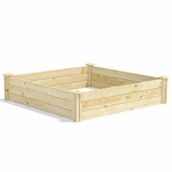 GSC Pine Raised Garden Beds, 4'x4' -Plant Supports Shop 8612250 03v