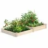 GSC 2-Tier Pine Raised Garden Bed, 4'x8' -Plant Supports Shop 8612253 02v 2 tier pine raised garden bed 4x8 feet