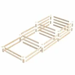 GSC 3-Tier Pine Raised Garden Bed, 4'x12' -Plant Supports Shop 8612254 01v