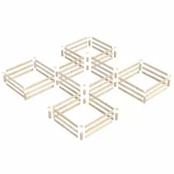 GSC 2-Tier Pine Raised Garden Bed, 80 Sqft.12'x12' -Plant Supports Shop 8612255 01v