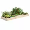 GSC Tall 2-Tier Pine Raised Garden Bed, 4'x12' -Plant Supports Shop 8612258 02v tall 2 tier pine raised garden bed 4x12 feet