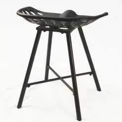 GSC Rustic Dylan Stationary Tractor Seat Stool -Plant Supports Shop 8612283 01v