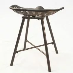 GSC Rustic Dylan Stationary Tractor Seat Stool -Plant Supports Shop 8612283 06v