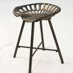 GSC Rustic Dylan Stationary Tractor Seat Stool -Plant Supports Shop 8612283 07v