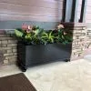 GSC Nice Aluminum Trough Planter With Casters, 19" High