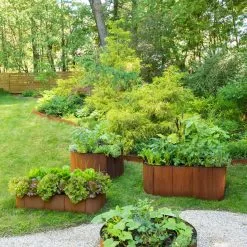 GSC Birdies™ Corten Steel Round Raised Beds -Plant Supports Shop 8612422 0261 tif