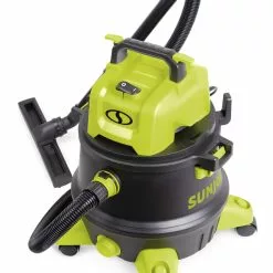 GSC Sun Joe® 8-Gal 1200W 6.5 Pk HP Wet/Dry Shop Vac, HEPA,w/Cleaning Attachments