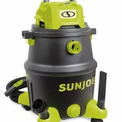GSC Sun Joe® 12-Gal 1200W 6.5 Pk HP Wet/Dry Shop Vac, HEPA Filtration, Wheeled W/Attachments -Plant Supports Shop 8612523 02v