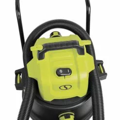 GSC Sun Joe® 16-Gal 1200W 6.5 Pk HP Wet/Dry Shop Vac, HEPA Filtration, Wheeled W/Attachments -Plant Supports Shop 8612524 03v