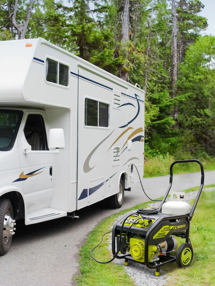 GSC Sun Joe® 4,100/3,300-Running Watt Propane Powered Portable Generator W/24VBattery Starter 6 GSC Sun Joe® 4,100/3,300-Running Watt Propane Powered Portable Generator W/24VBattery Starter - Image 4