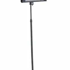 GSC Sun Joe® 1500W Elec. Infrared OD Patio Heater, Adjust Ht. Range, W/Wall Bracket & Cover