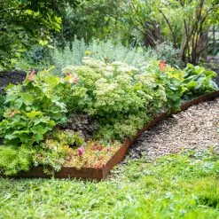 GSC Corten Angle Landscape Edging 44", Set Of 2