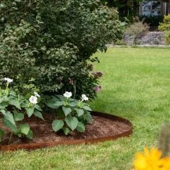 GSC Corten Angle Landscape Edging 44", Set Of 2 -Plant Supports Shop 8612634 2924