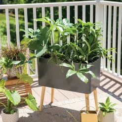 GSC Ava Self-Watering Rectangular Planter