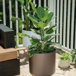 GSC Ava Self-Watering Round Planter