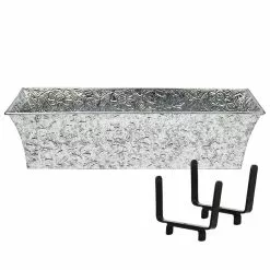 GSC Achla Designs Handrail Flowerbox Bracket Kit For Rail -Plant Supports Shop 8612883 01v achla designs handrail flowerbox bracket kit for 2x4 inch rail