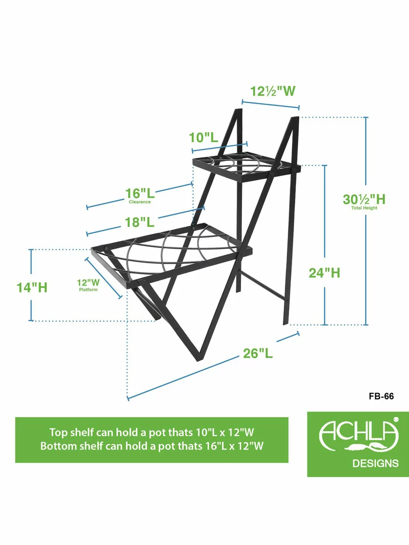 GSC Achla Designs Duet Plant Stand 5 GSC Achla Designs Duet Plant Stand - Image 3
