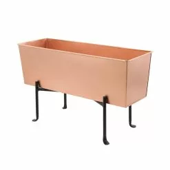 GSC Achla Designs Copper Flower Box With Folding Stand