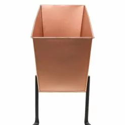GSC Achla Designs Copper Flower Box With Folding Stand 9 GSC Achla Designs Copper Flower Box With Folding Stand -Plant Supports Shop 8612914 03v