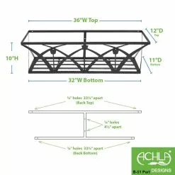 GSC Achla Designs Rockwood Window Box -Plant Supports Shop 8612918 01v