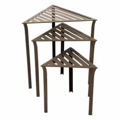 GSC Achla Designs Triangular Nesting Tables Set 8 GSC Achla Designs Triangular Nesting Tables Set -Plant Supports Shop 8612922 04v