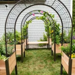 GSC 2’ X 4’ Arch Trellis For Planter Boxes