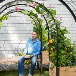 GSC Cedar Bench Kit, Natural, 48" -Plant Supports Shop 8612976 0965