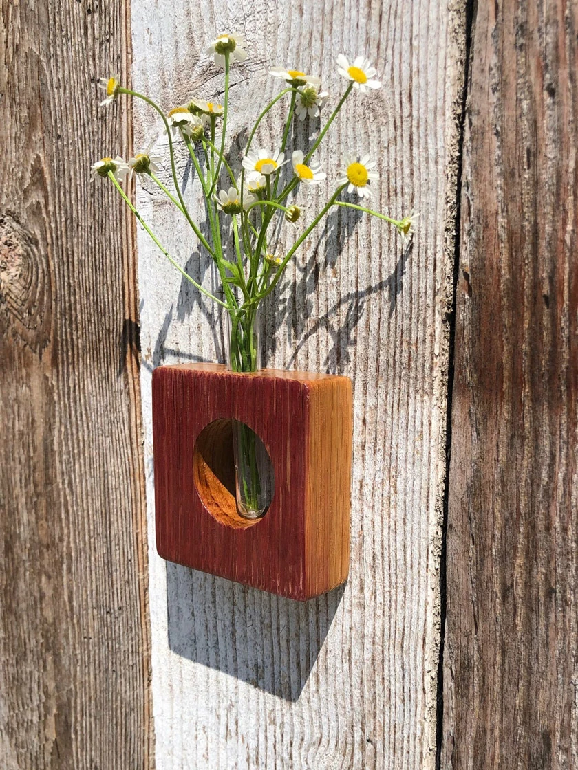 GSC Wine Barrel Counter Top Vase Or Propagation Station 8 GSC Wine Barrel Counter Top Vase Or Propagation Station - Image 6