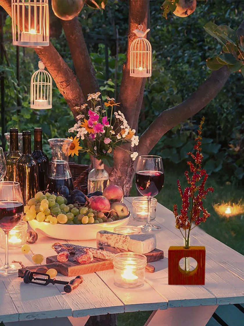 GSC Wine Barrel Counter Top Vase Or Propagation Station 7 GSC Wine Barrel Counter Top Vase Or Propagation Station - Image 5