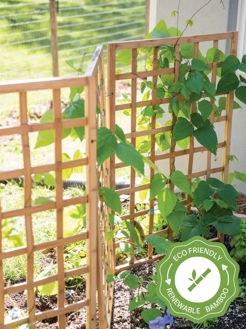 GSC Bamboo Zig-Zag Trellis 24" X 36" 3 GSC Bamboo Zig-Zag Trellis 24" X 36"