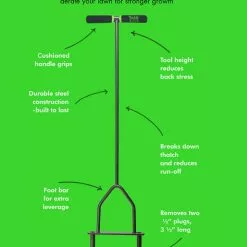 GSC Yard Butler® Lawn Coring Aerator -Plant Supports Shop 8613158 02v