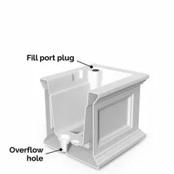 GSC Fairfield Self-Watering Window Box, 2’ 18 GSC Fairfield Self-Watering Window Box, 2’ -Plant Supports Shop 8613268 04V tif