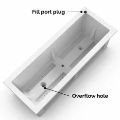 GSC Fairfield Self-Watering Elevated Garden Bed 18 GSC Fairfield Self-Watering Elevated Garden Bed -Plant Supports Shop 8613283 11V