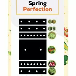 GSC SeedSheets Organic Vegetable Garden, Spring Perfection, 4' X 8' -Plant Supports Shop 8613297 02V 3 4 seedsheets organic vegetable garden spring perfection 4 feet x 8 feet