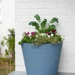 GSC Self-Watering FiberStone Planters -Plant Supports Shop 8613678 8649 self watering fiber clay pot 20 inches