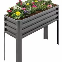 GSC Metal Double Height Raised Garden Bed -Plant Supports Shop 8613688 01V 3 4