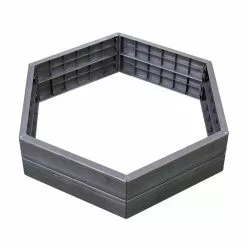 GSC Modular Hexagon Raised Bed Kit, 21.5" 7 GSC Modular Hexagon Raised Bed Kit, 21.5" -Plant Supports Shop 8614244 02V 3 4 modular hexagon raised bed kit 21 inches 1