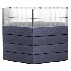 GSC Modular Hexagon Raised Bed Kit With Translucent Panels, 28.5"