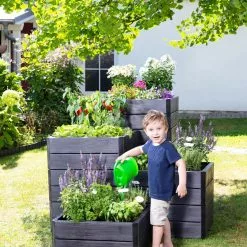 GSC Modular Rectangular Raised Bed Kit -Plant Supports Shop 8614248 04V