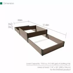 GSC Terraced Triple Garden Bed 7 GSC Terraced Triple Garden Bed -Plant Supports Shop 8614257 01V 3 4