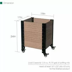 GSC Mobile Deep Root Corner Planter -Plant Supports Shop 8614266 04V 3 4