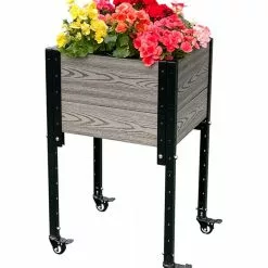 GSC Mobile Elevated Corner Planter -Plant Supports Shop 8614267 05V